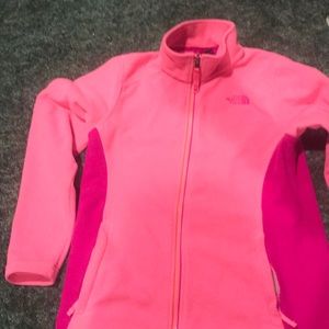 The North face fleece zip up large 14/16